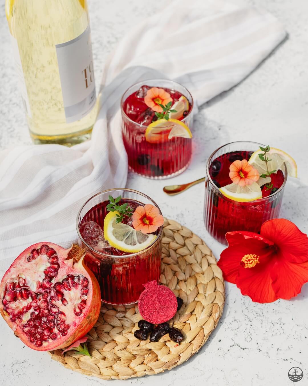 Pomegranate, Hibiscus & Honeyberry Cocktail bomb