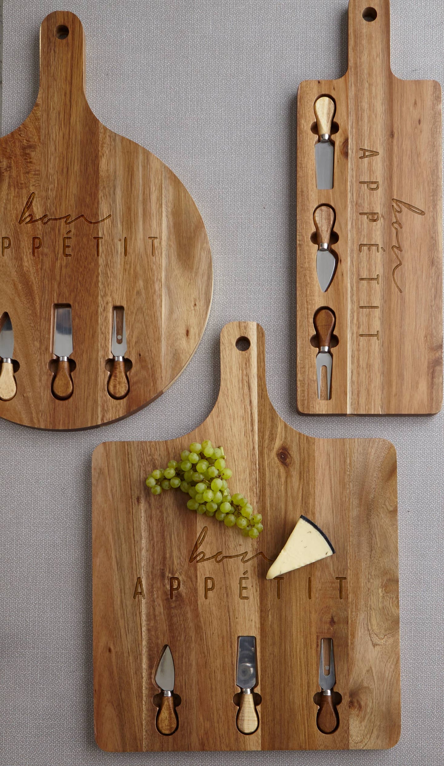 Serving Board With Cheese Knives 8 X 22