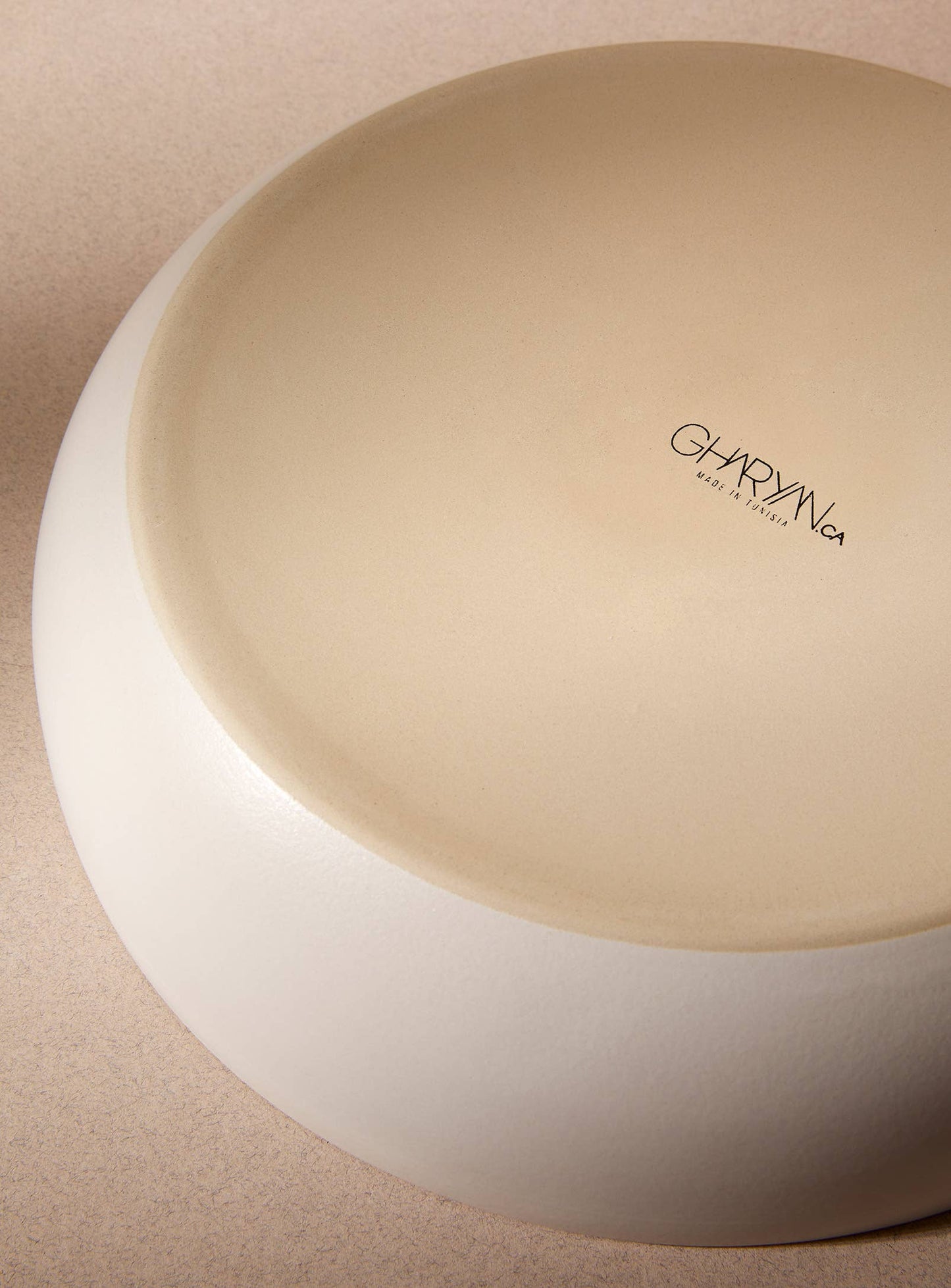 Shallow Stoneware Serving Bowl | EWA 60 oz: Matte White