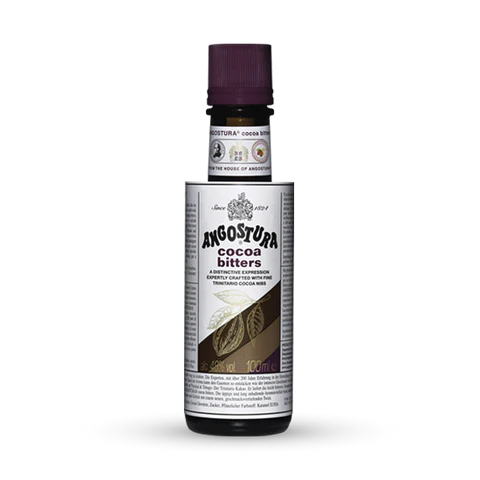 Angostura Cocoa Bitters. Angostura Cocoa Bitters highlights cocoa from Trinidad and Tobago, which is one of the few countries designated as a 100% fine or flavour cocoa producer. Try it in a Manhattan, Old-fashioned, or espresso martini!