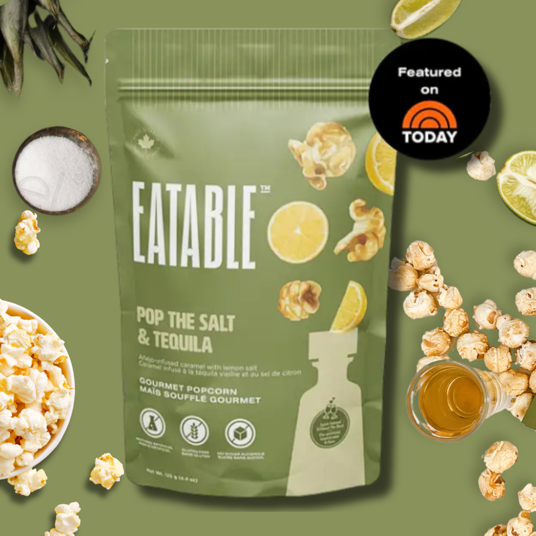 Pop the Salt & Tequila - Gourmet Caramel Kettle Popcorn: US Packaging