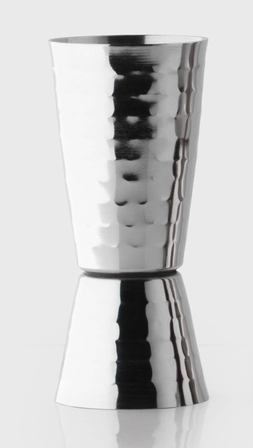 Dble Jigger Hammered S/S