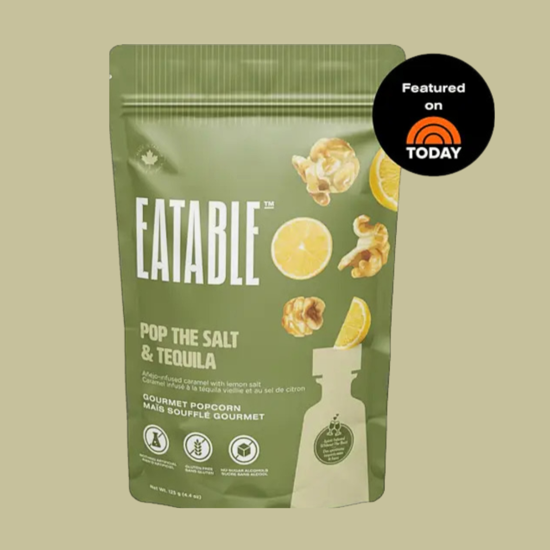 Pop the Salt & Tequila - Gourmet Caramel Kettle Popcorn: US Packaging