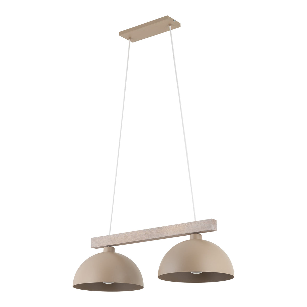 Oslo White Scandinavian Minimalist Pendant Light Fixture for Kitchen & Dining