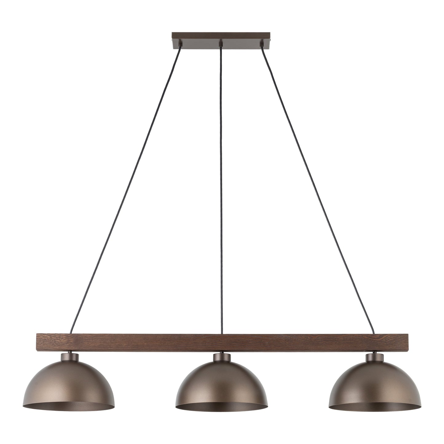 OSLO Brown Scandinavian Pendant Light 3