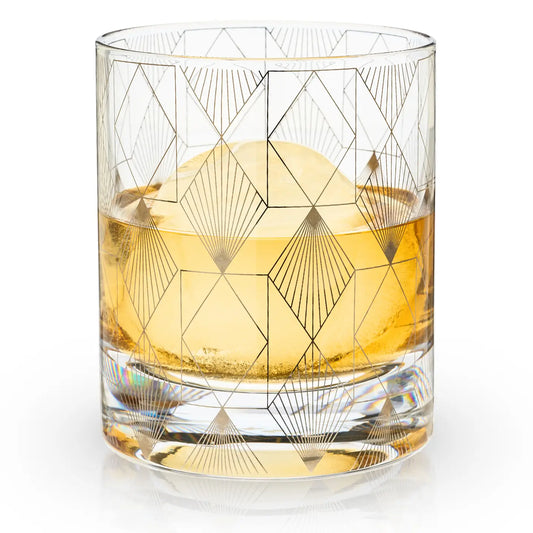 Metropolis Deco Crystal Tumbler