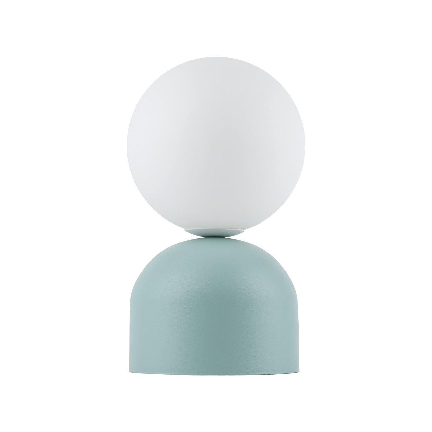 Miki Modern Glass Globe Table Lamp for Bedroom Nightstand, Living Room & Ambient Accent Lighting