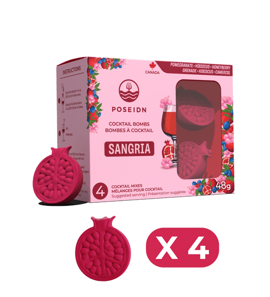 Pomegranate, Hibiscus & Honeyberry Cocktail bomb