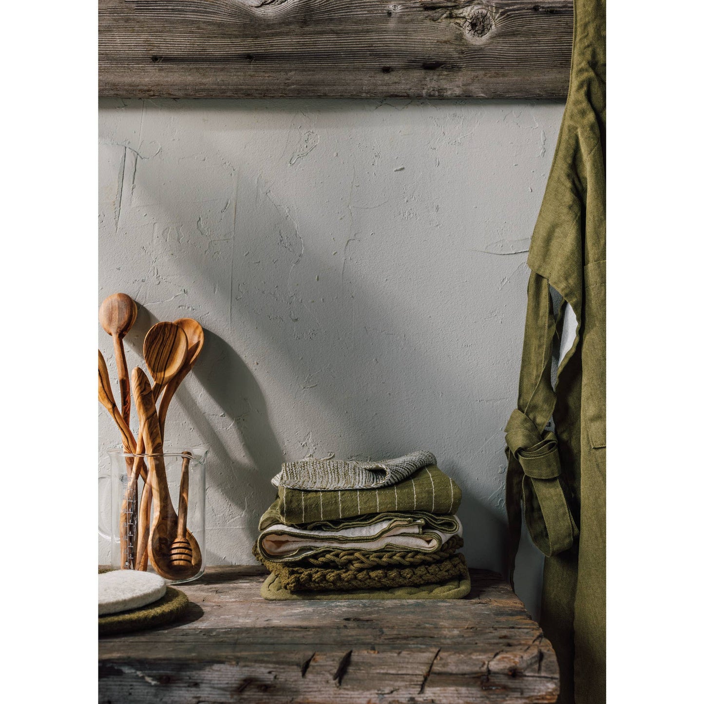 Olive Wood Salad Servers Set of 2