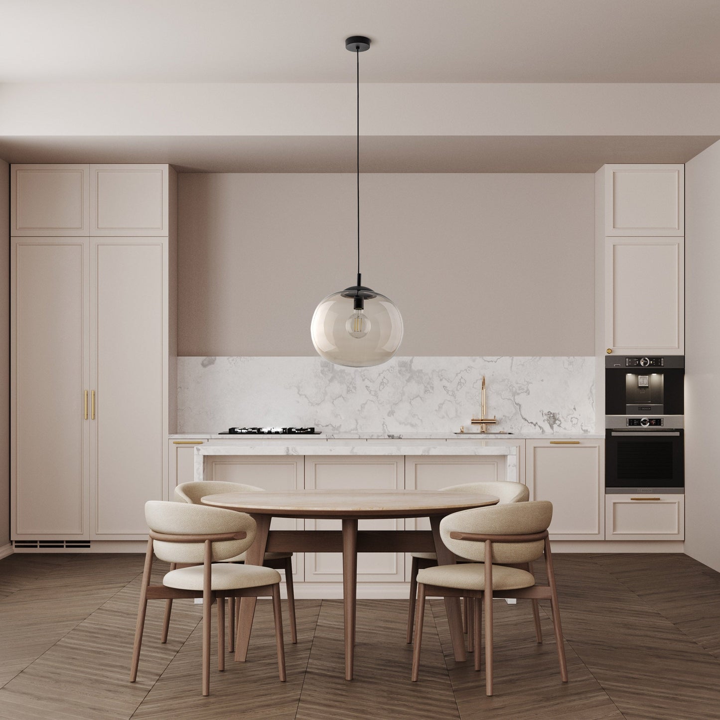 VIBE Topaz Glass Scandinavian Pendant Light