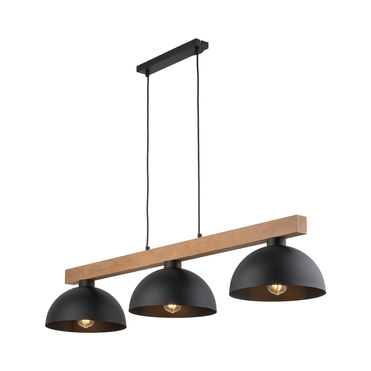 OSLO Black Scandinavian Pendant Light 3Oslo Black Scandinavian Minimalist Pendant Ceiling Light for Kitchen Island, Dining Room & Modern Interiors 3