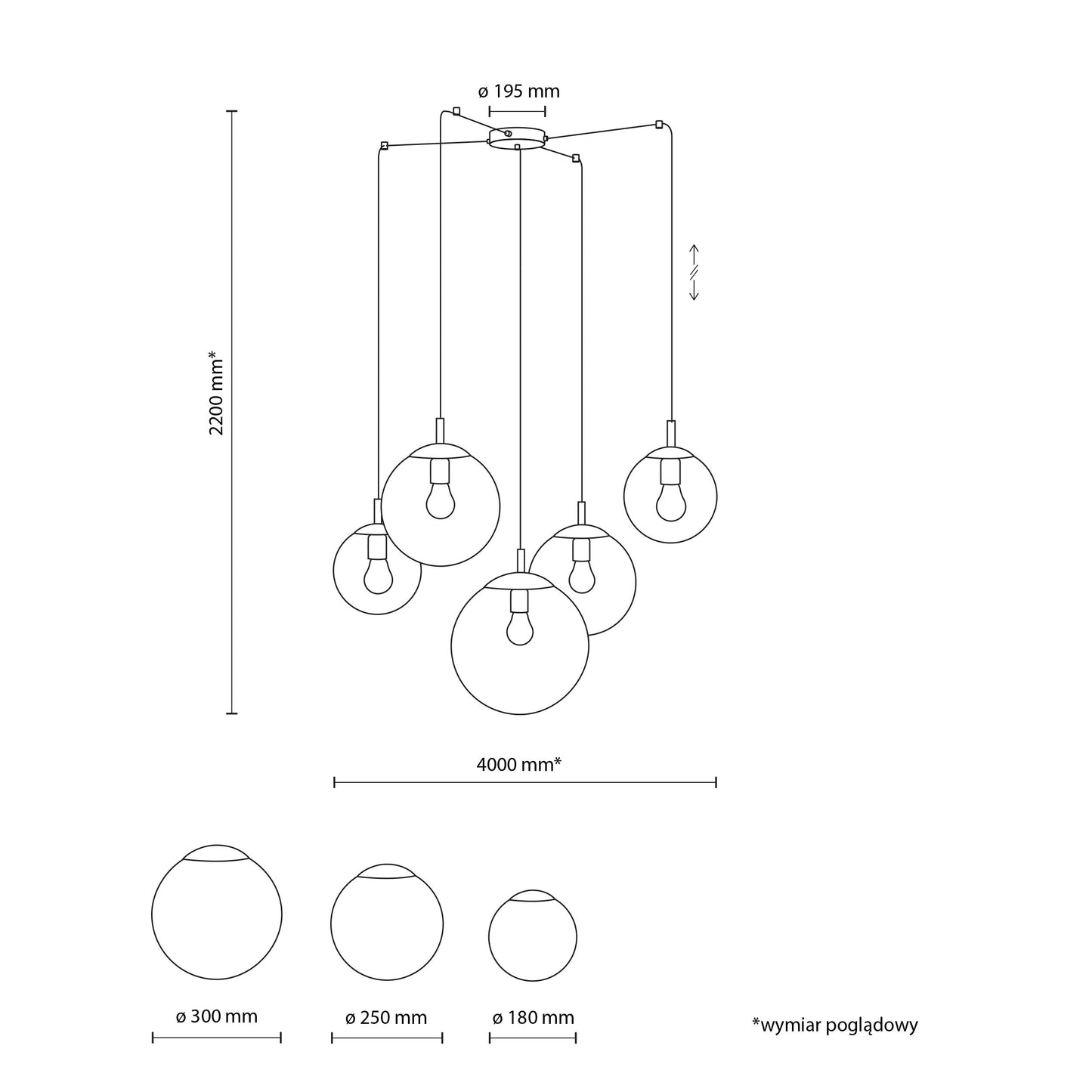 ESME White Scandinavian Pendant Light 5