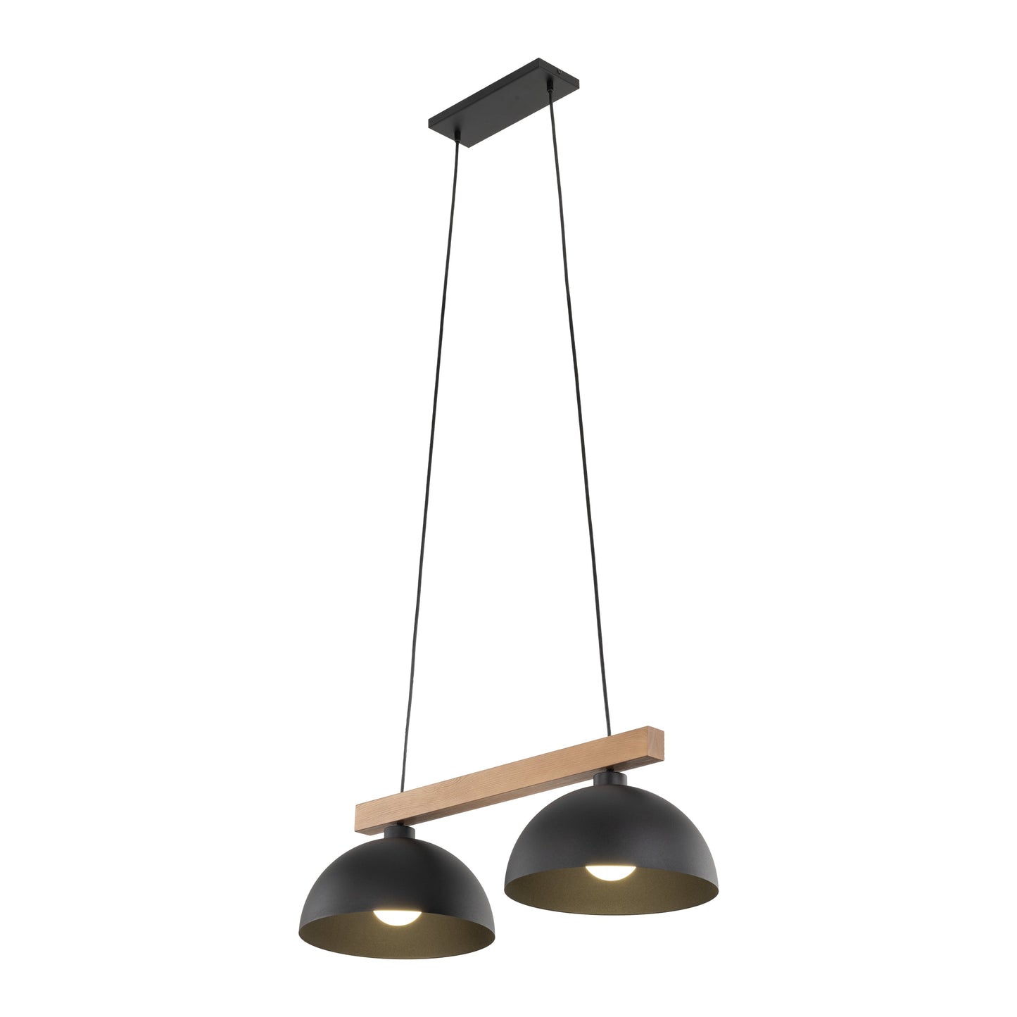Oslo Black Scandinavian Minimalist Pendant Ceiling Light for Kitchen Island & Dining Room