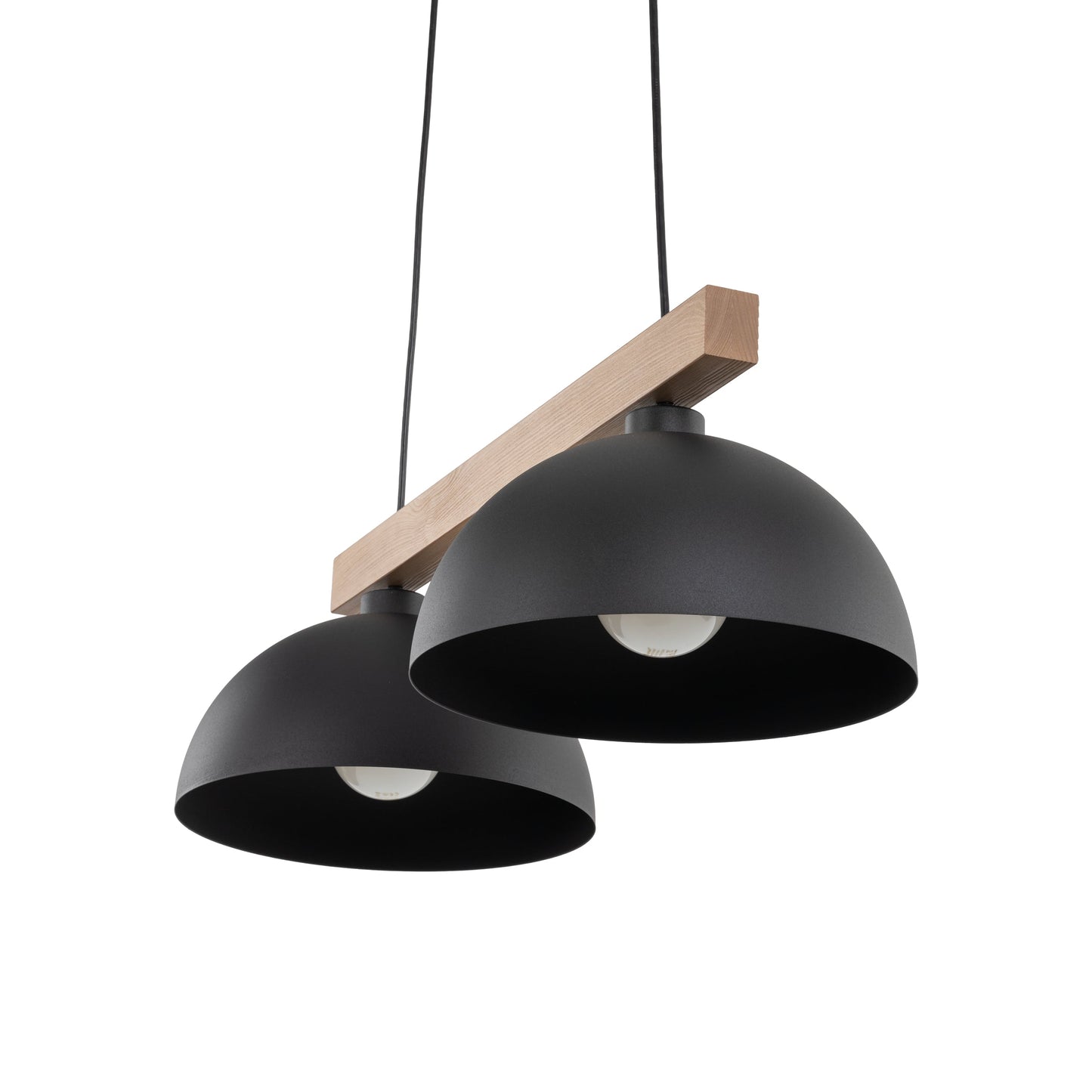 Oslo Black Scandinavian Minimalist Pendant Ceiling Light for Kitchen Island & Dining Room