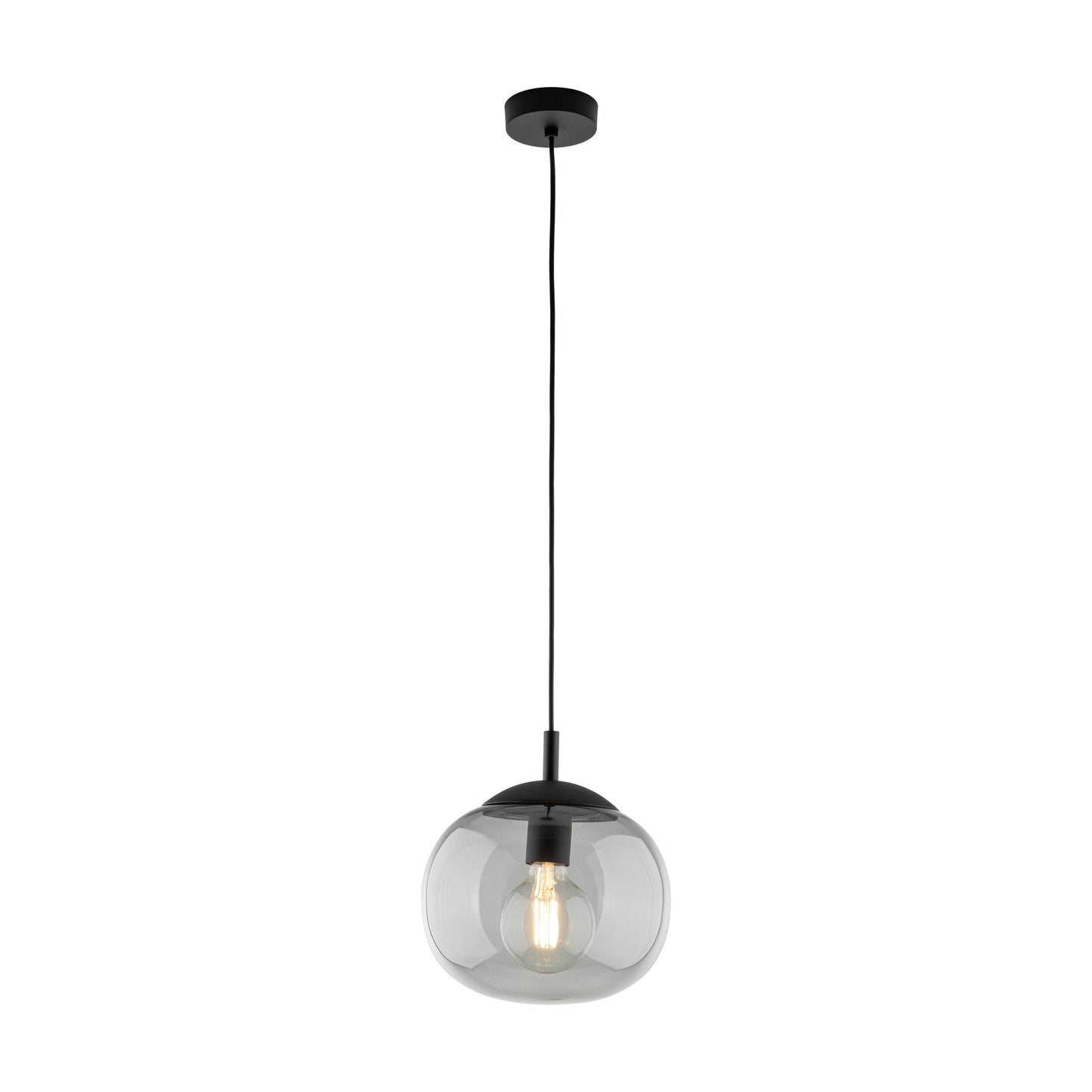 VIBE Graphite Glass Scandinavian Pendant Light