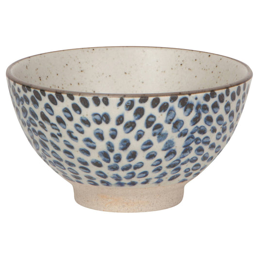Danica element Droplet 4.75" Bowl. Stoneware with earthy Look. Perect to mix and match with other bowls in this set.