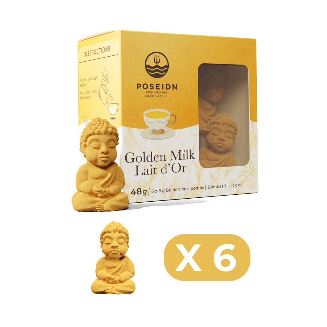 Golden Milk Drink Bomb