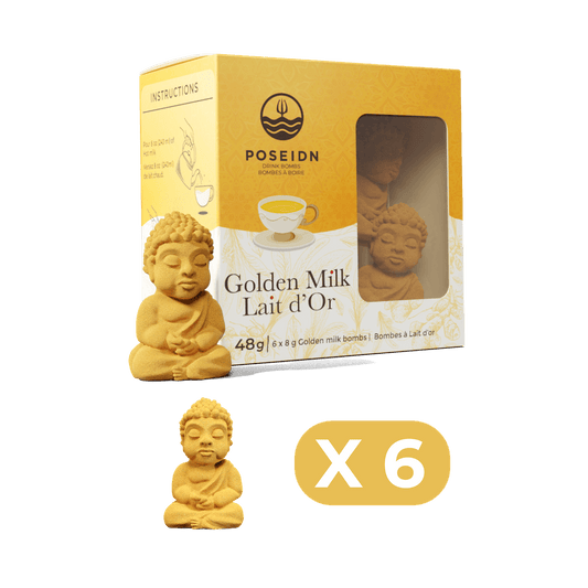 Golden Milk Drink Bomb