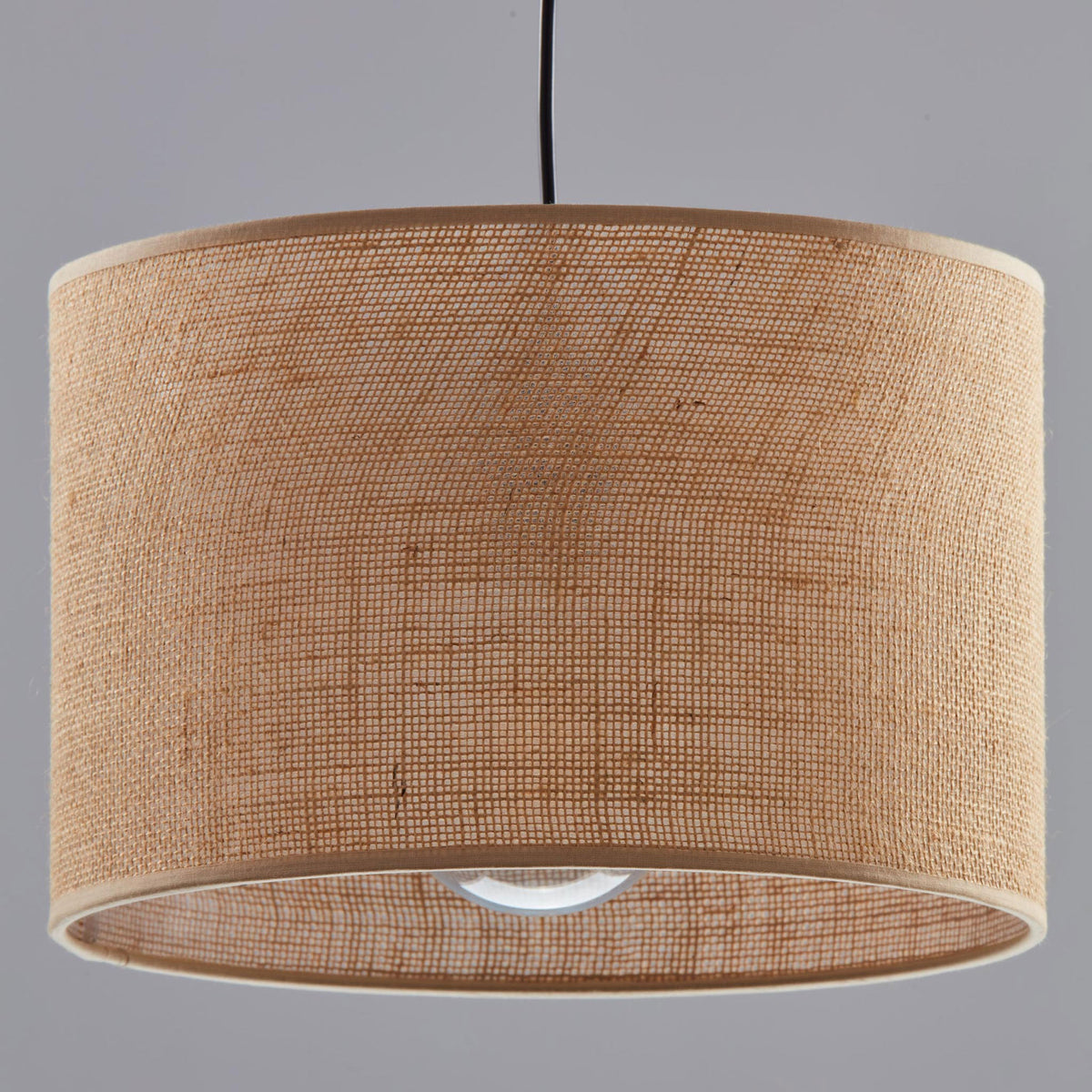 JUTE Natural Woven Pendant Light for Dining Room, Bedroom & Warm Scandinavian Interiors