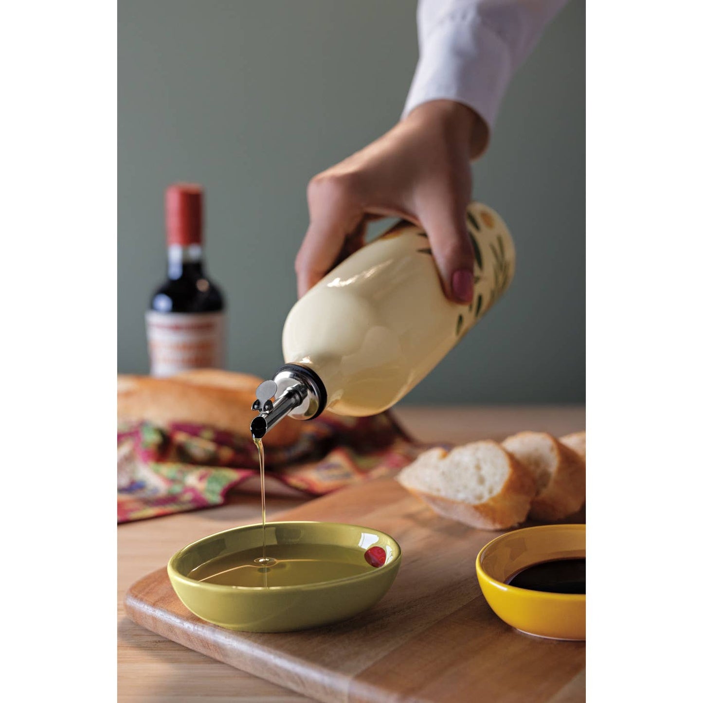 Olive Pinch Bowls Set of 6