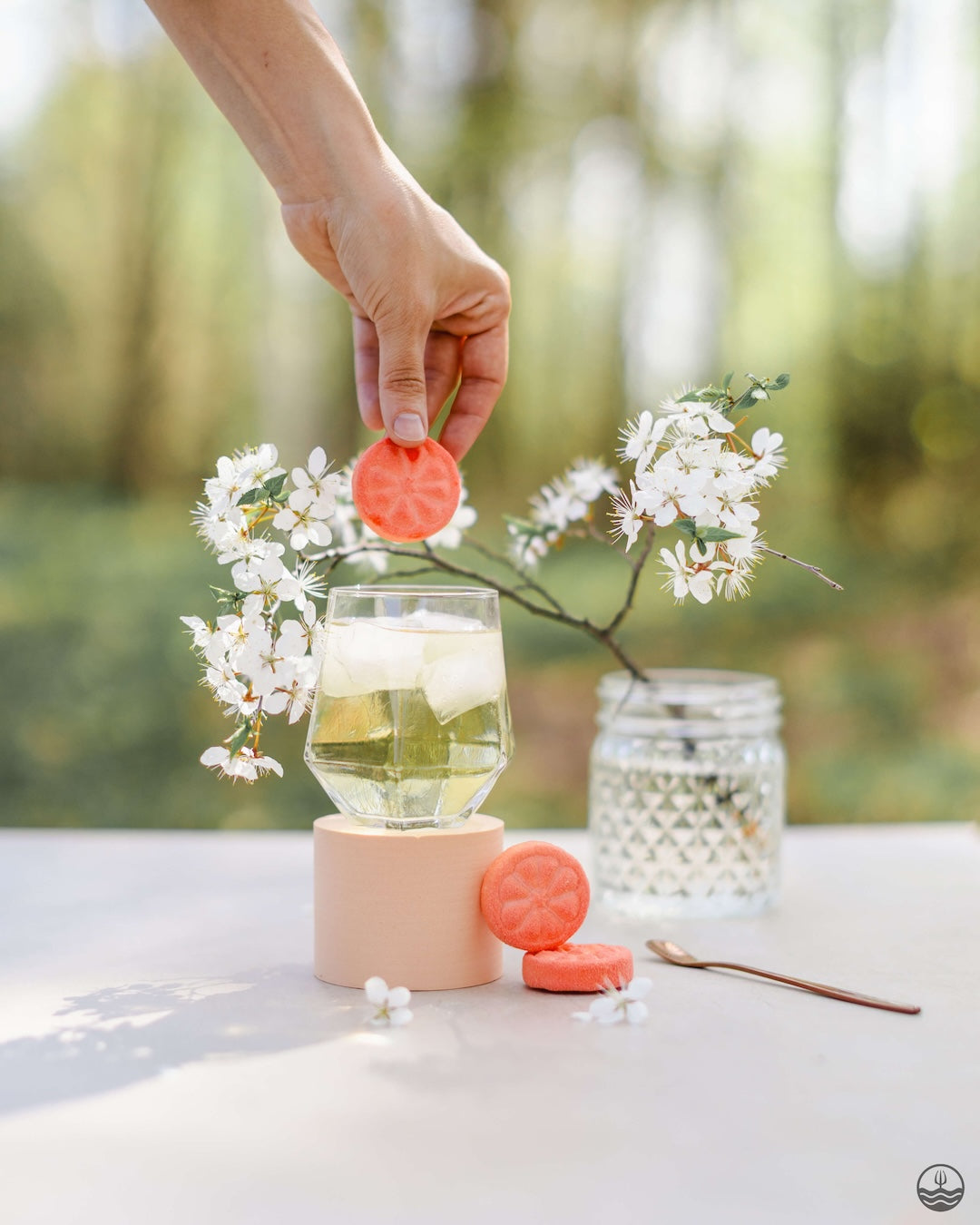 Blood Orange, Apricot & Orange Blossom Cocktail Bomb