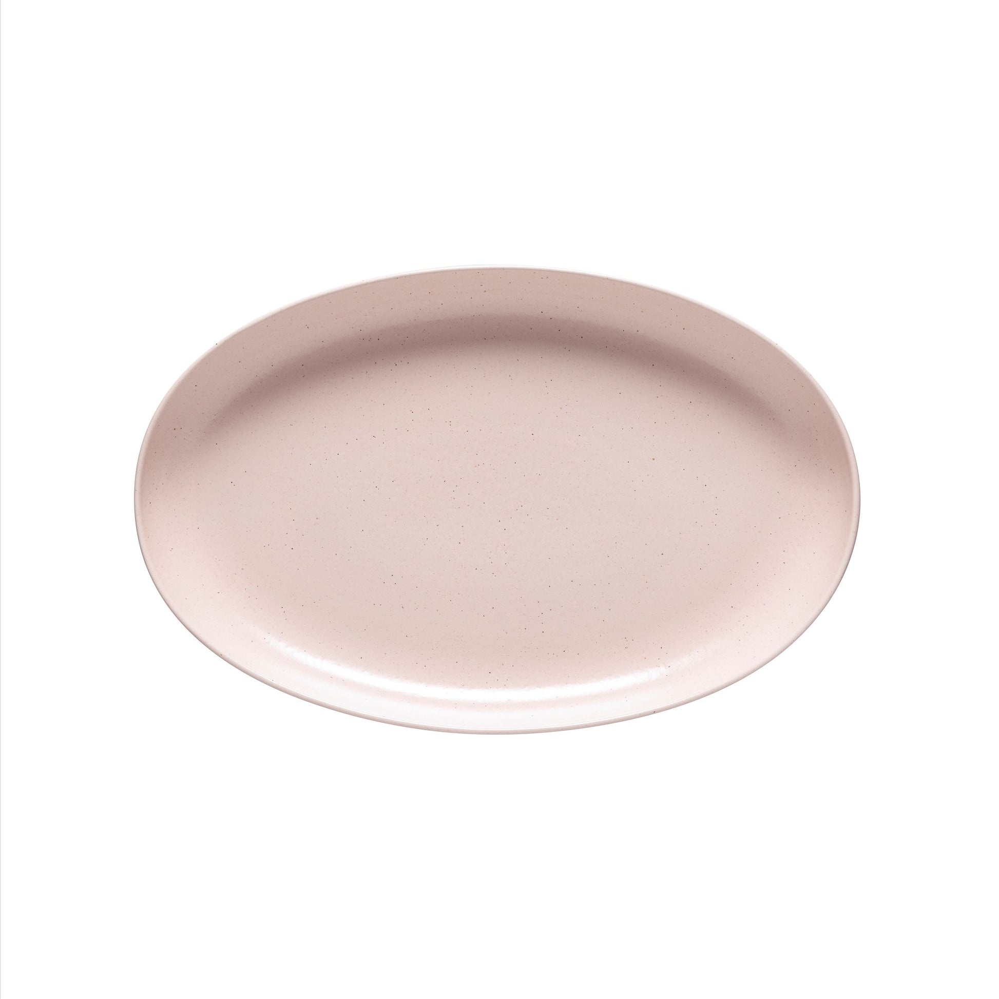 Marshmallow Medium Oval Platter by Casa Fina. Artisan inspired tabletop or buffet serveware with a handmade pottery feel.