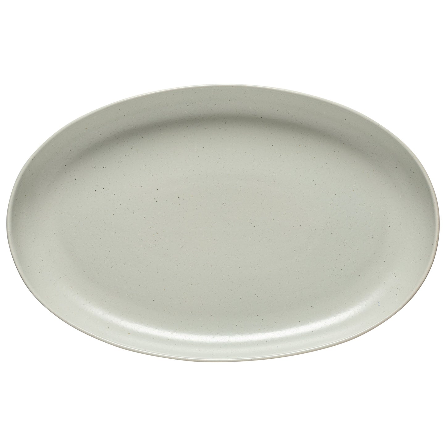 Casa Fina Oyster Grey Oval Platter. Artisan inspired tabletop or buffet ready serveware with a handmade pottery feel.