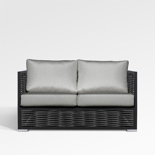 Chestnut Loveseat with Sunbrella® Cushions