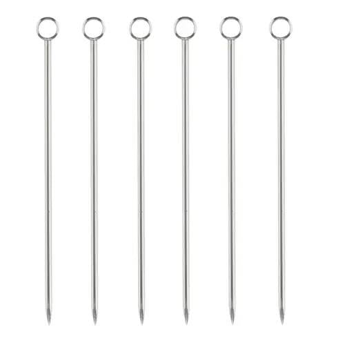 Stainless Steel Cocktail Picks - Set of 6