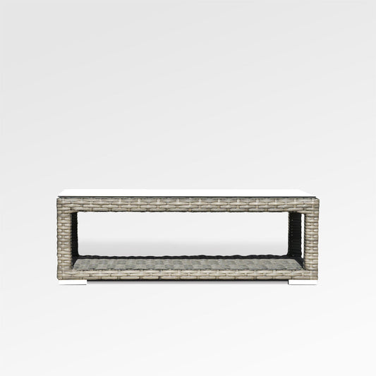 Jasmine Rectangle Coffee Table with Tempered Glass Top