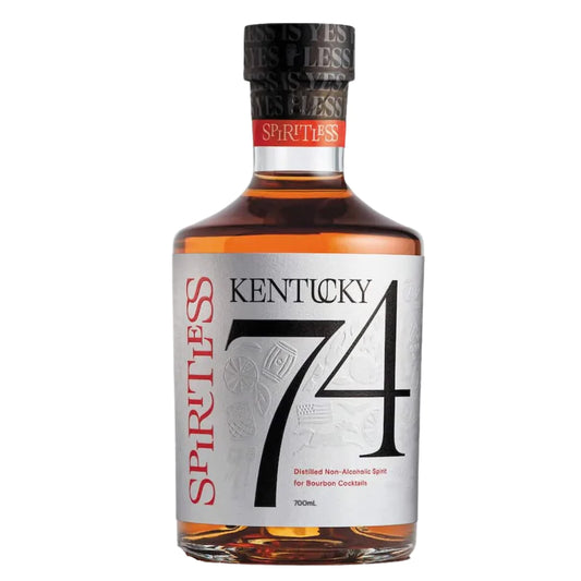 Spiritless Kentucky 74. Non-Alcohol Bourbon.