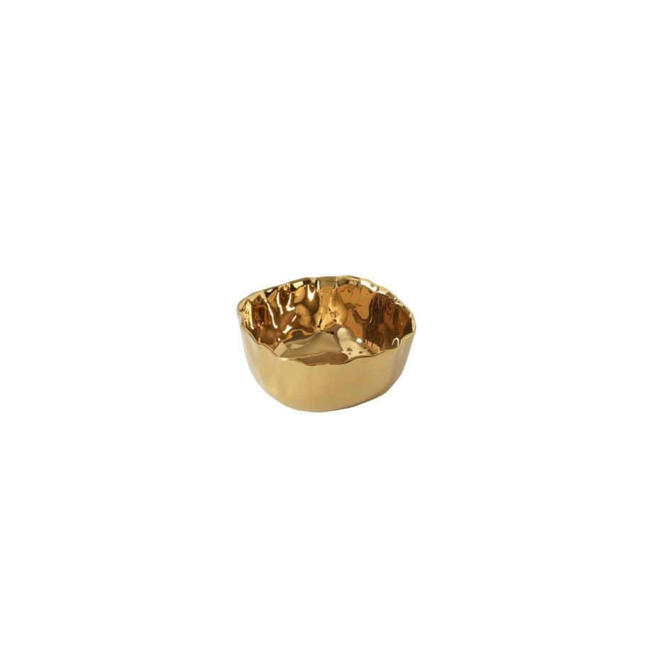 Gold Snack Bowl