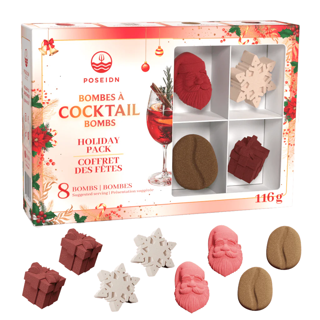 Holiday Pack Cocktail Bombs - set of 8