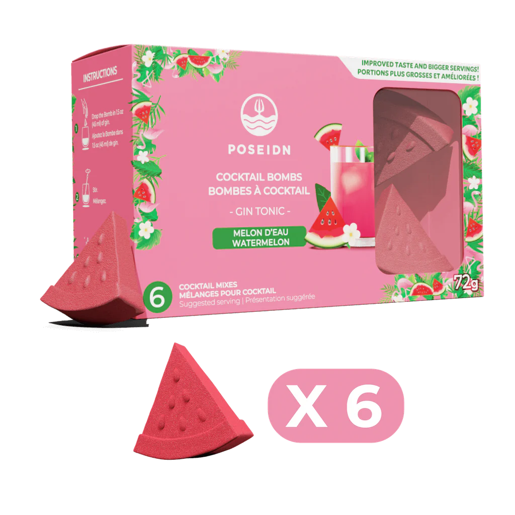 Watermelon Cocktail Bombs -Box of 6