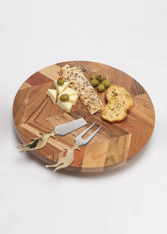 Raised Wood Platter