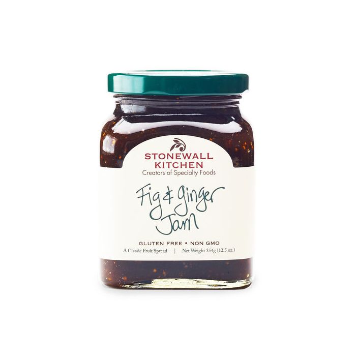 Fig & Ginger Jam by Stonewall Kitchen. A delightful blend of rich figs, tart lemons and lively ginger.