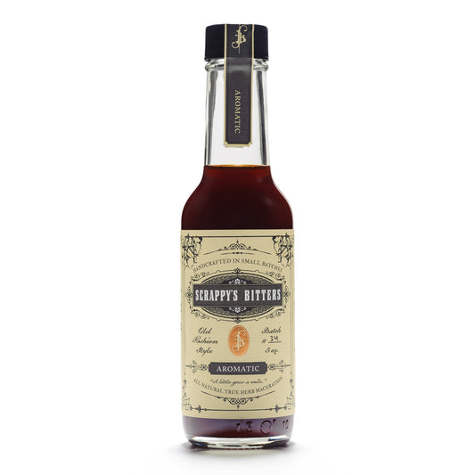 Scrappys Aromatic Bitters. Scrappy’s answer to the classic aromatic bitters.