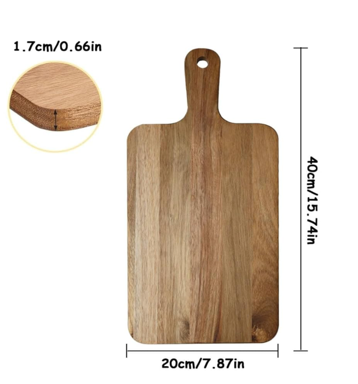 Acacia Wood Grazing Board