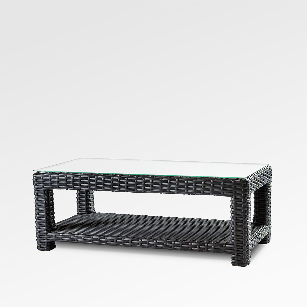 Trillium Coffee Table with Tempered Glass Top