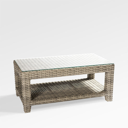 Tulip Coffee Table with Tempered Glass Top