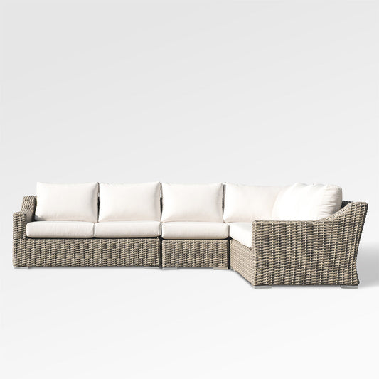 Tulip 6 Seat Sectional with Sunbrella® Cushions