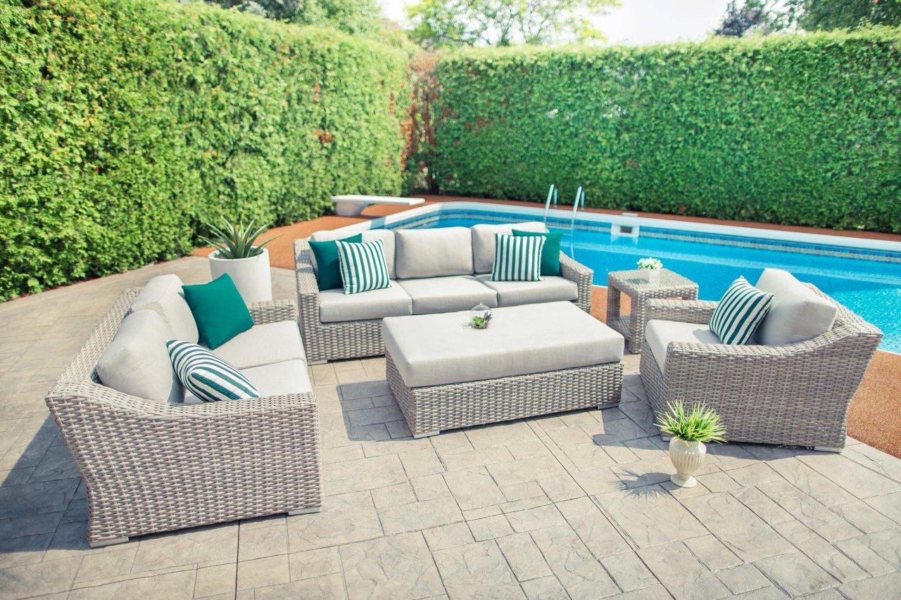 Tulip Sofa with Sunbrella® Cushions