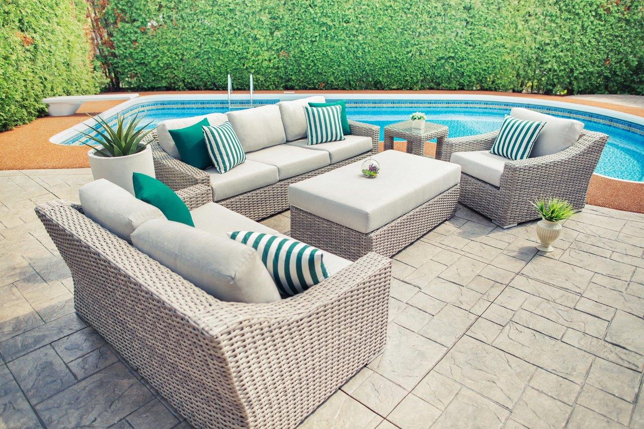 Tulip Loveseat with Sunbrella® Cushions