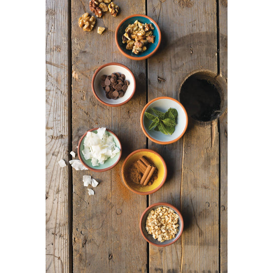 Sky Terracotta Pinch Bowls Set of 6