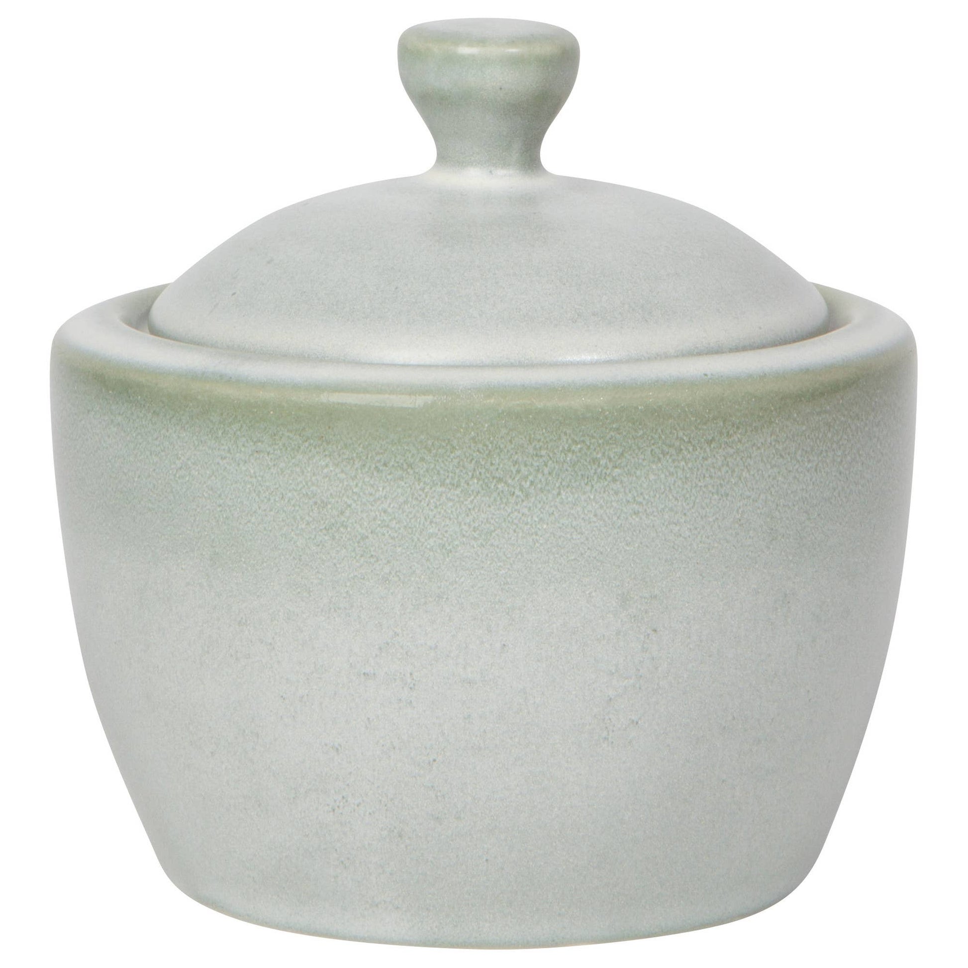 Aquarius Sage coloured Sugar Pot - 100% Stoneware
