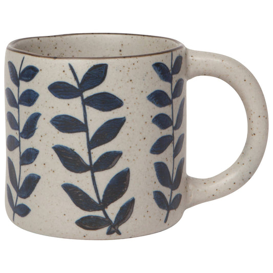 charming rustic coffee mug. Part of the Element collection of a coordinating mugs, bowls, and serveware.