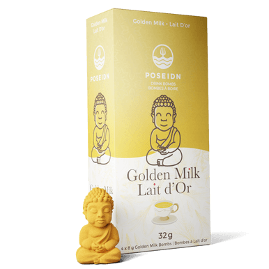 Golden Milk Drink Bomb