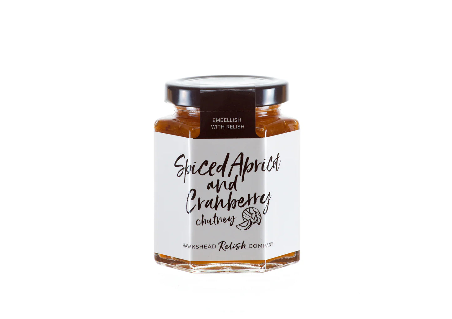 Hawkshead spiced apricot and cranberry chutney