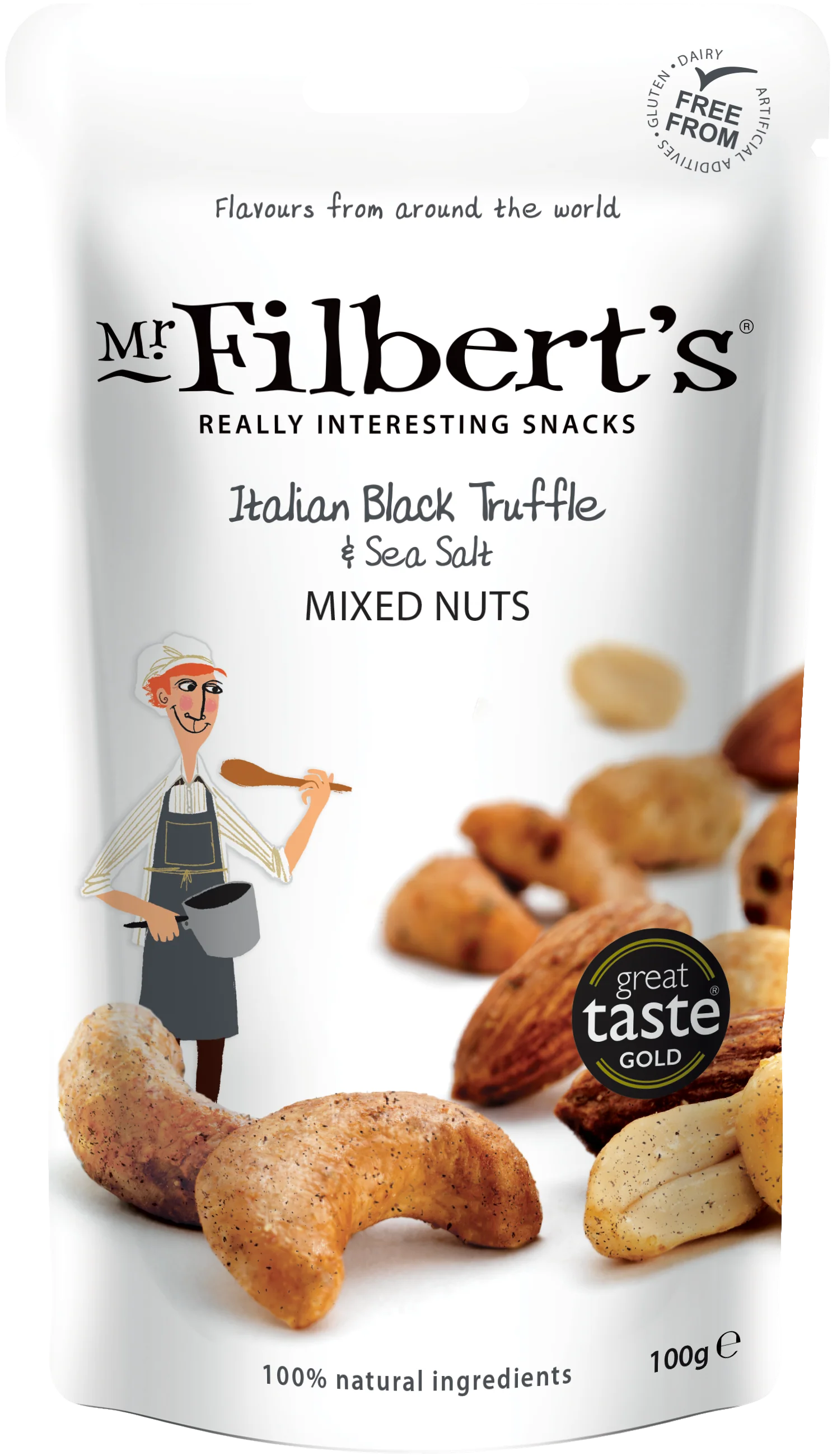 Mr. Filbert's Italian black truffle and sea say mixed nuts