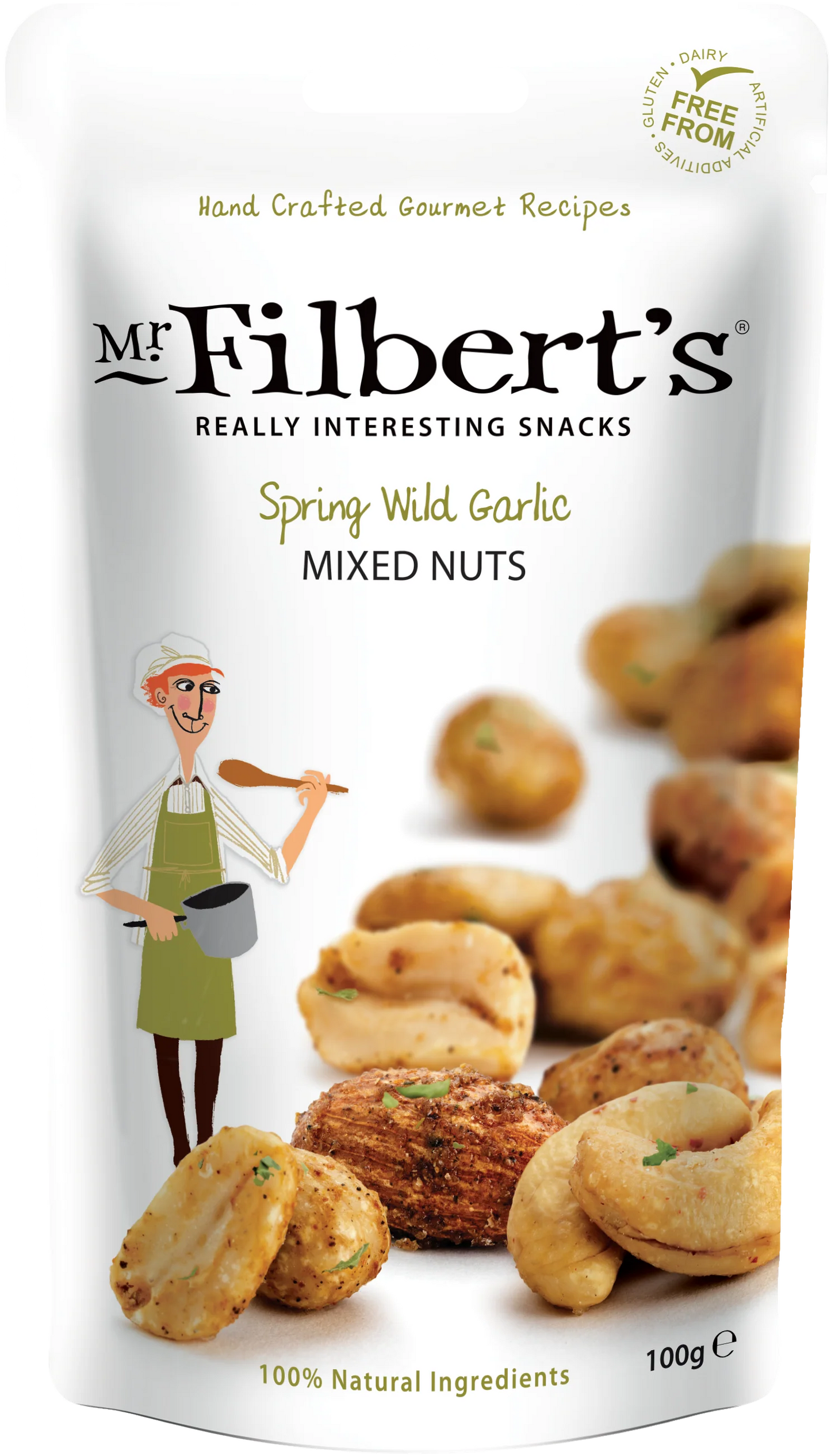 Mr. Filbert's spring wild garlic mixed nuts